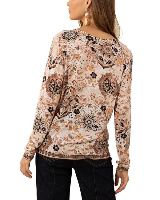 Hale Bob Natural Alondra Blouse