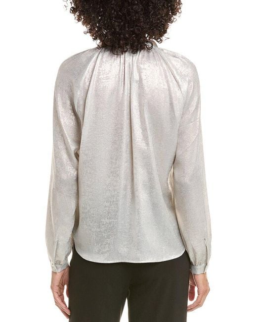 Bella Dahl White Raglan Sleeve Pullover