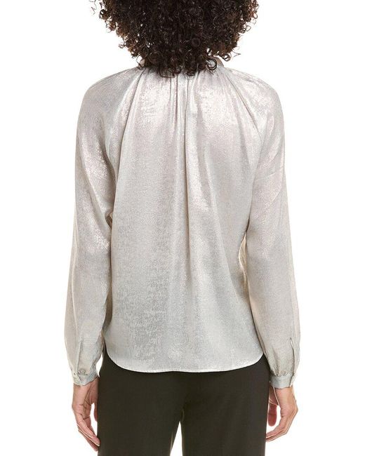 Bella Dahl White Raglan Sleeve Pullover