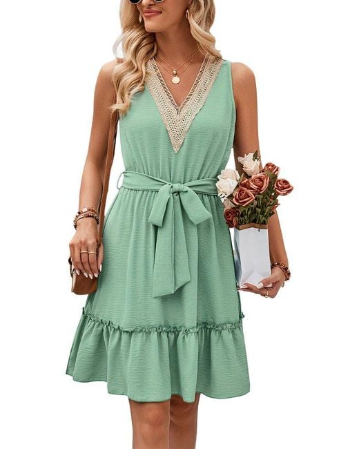 DELI S Green Tazga Mini Dress