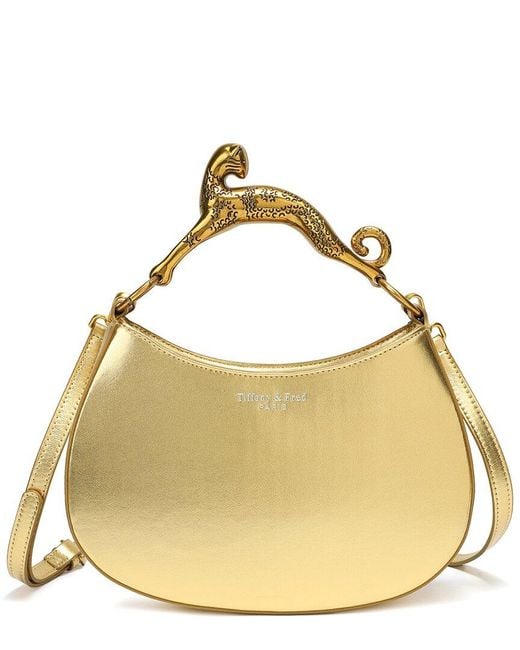 Tiffany & Fred Paris Metallic Leather Crossbody