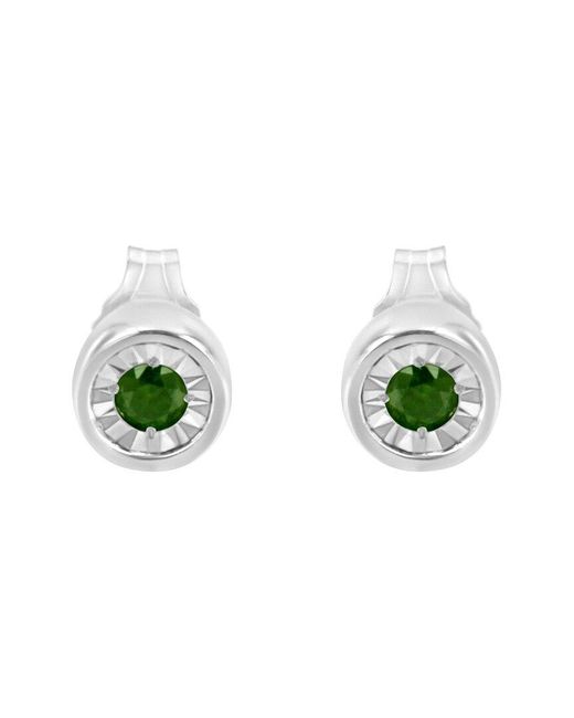 Haus of Brilliance Metallic 0.20 Ct. Tw. Diamond Stud Earrings
