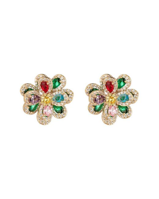 Eye Candy LA Multicolor Eye Candy Los Angeles The Luxe Collection Cz Lizzie Studs