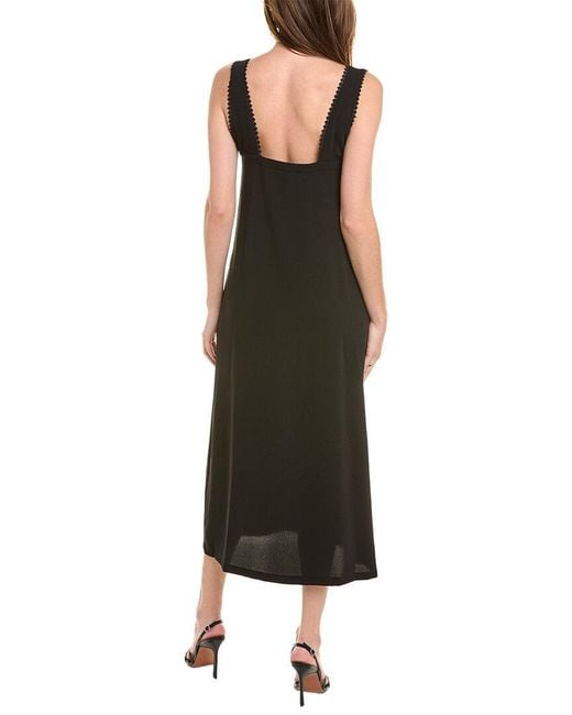 The Kooples Black Midi Dress