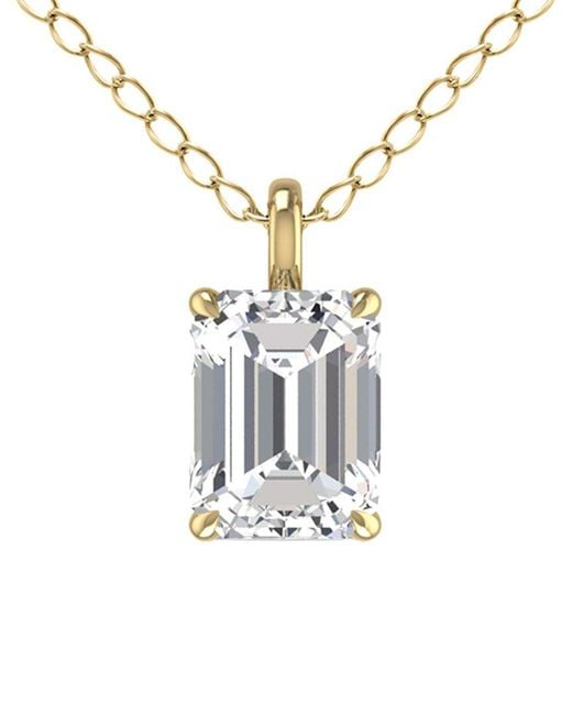 Lab Grown Diamonds White 14K 0.75 Ct. Tw. Lab Grown Diamond Necklace
