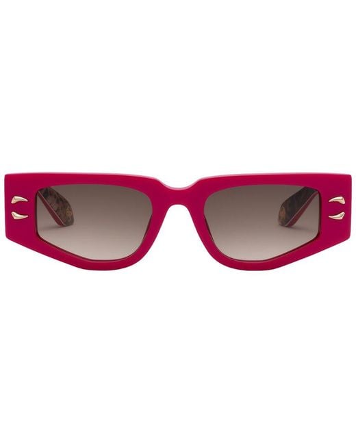 Roberto Cavalli Red 51Mm Sunglasses