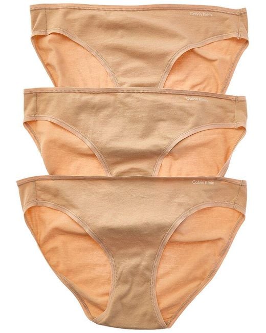 Calvin Klein Natural 3Pk Form Bikini