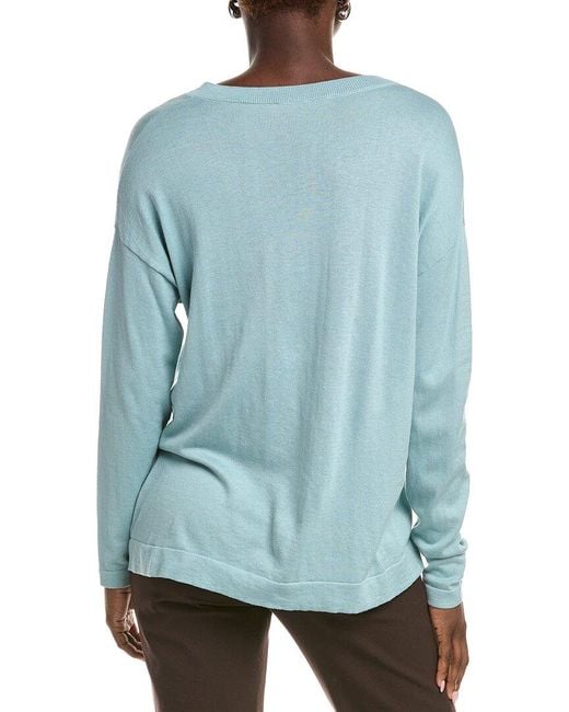 Max Mara Blue Weekend Rania Silk-Blend Sweater