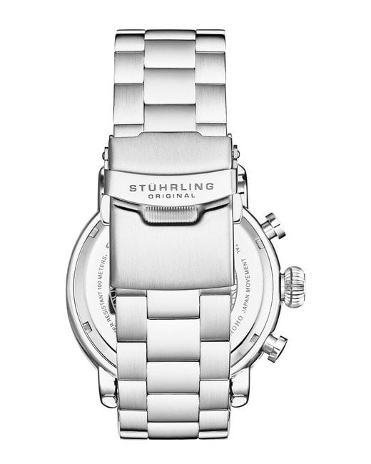 Stuhrling Metallic Monaco Watch for men