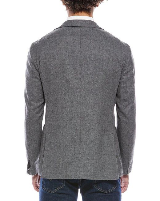 Eleventy Gray Wool Suit Jacket for men