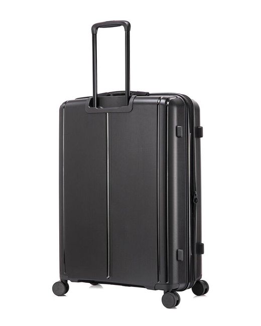 DUKAP Black Airley Lightweight Expandable Hardside Spinner Luggage