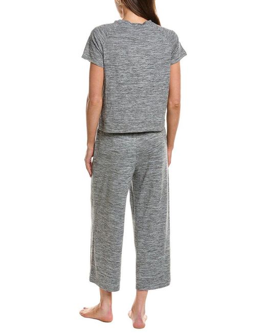 DKNY Gray 2Pc Pajama Jogger & Shirt Set