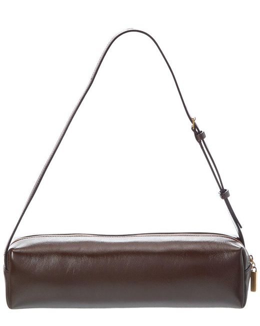 Khaite Brown Kye Leather Shoulder Bag