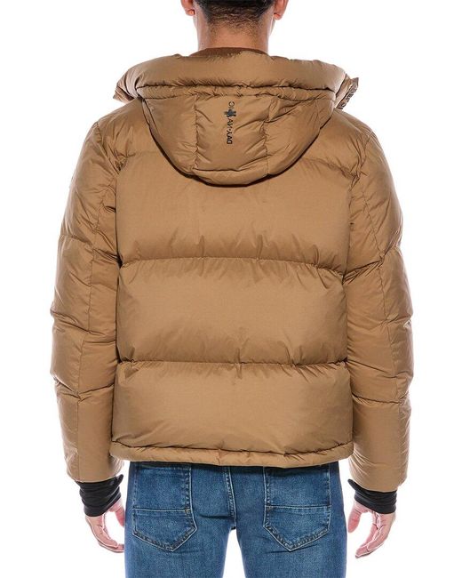 Moncler Blue Down Coat for men