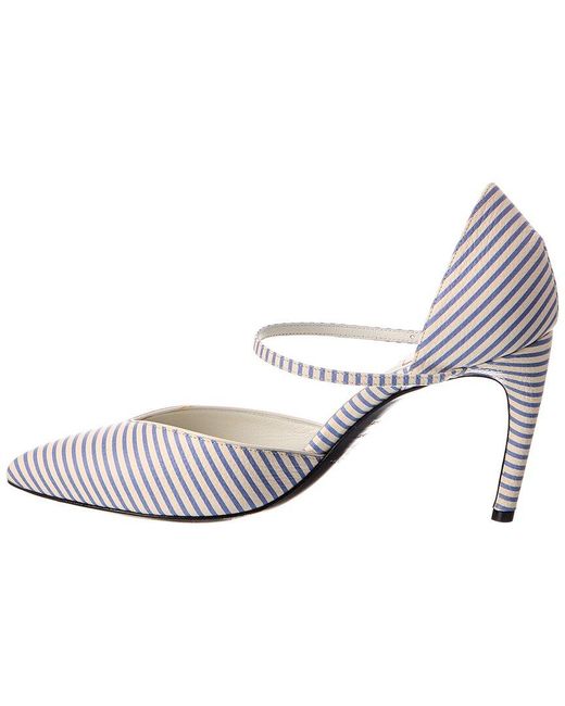 Roger Vivier White Leather Pump