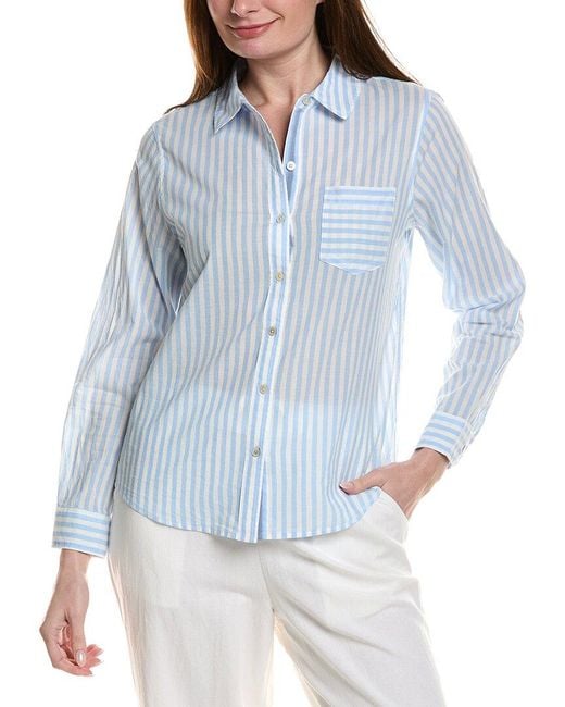 Tommy Bahama Blue Oceanic Oasis Voile Shirt