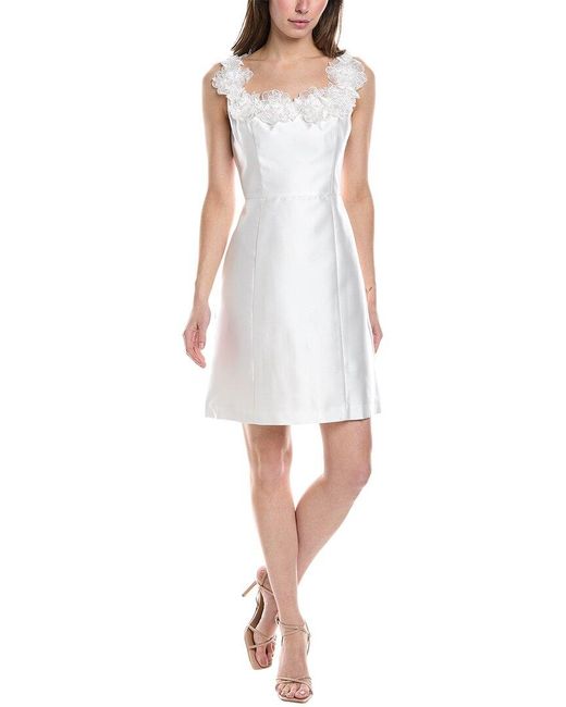 Adrianna Papell White Cocktail Dress