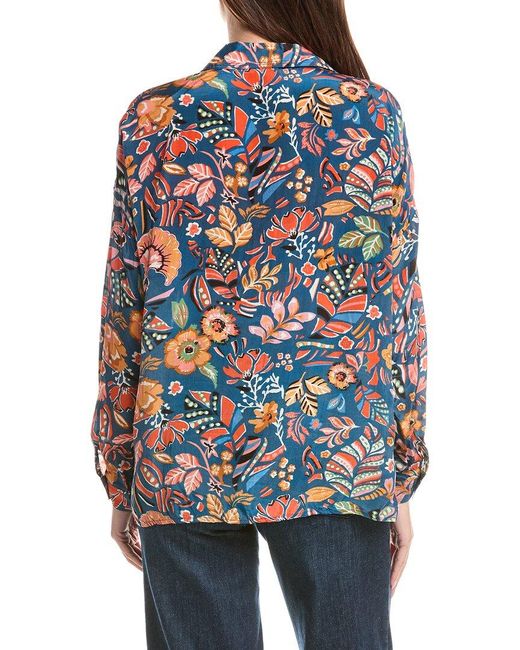 Tolani Blue Kennedy Shirt