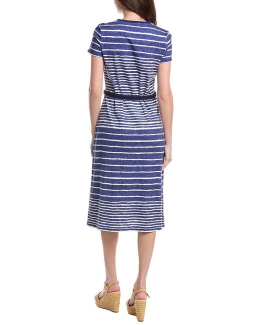 Tommy Bahama Blue Coastal Chalet Midi Dress