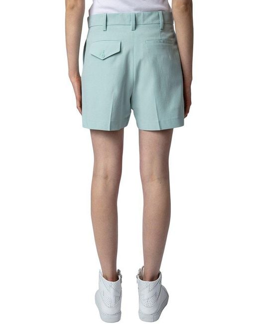 Zadig & Voltaire Blue Please Crepe Short