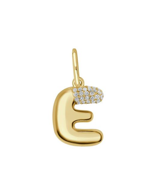 Sabrina Designs Metallic 14K 0.11 Ct. Tw. Diamond Initial Charm