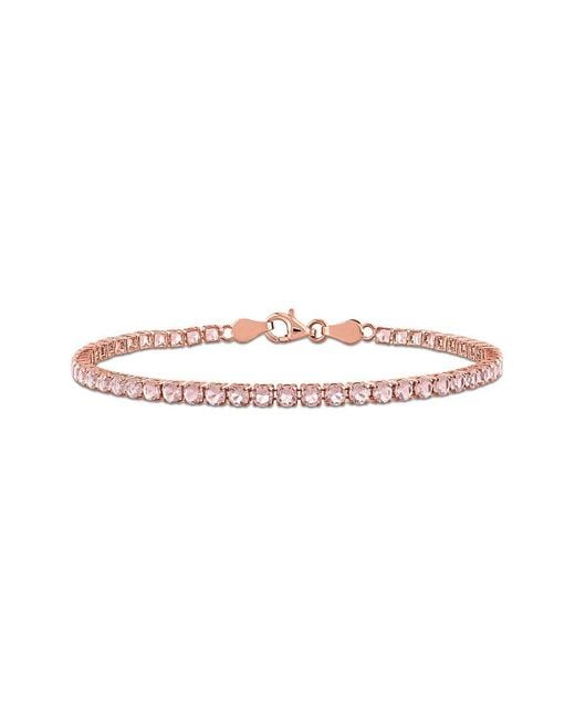 Rina Limor White 5.10 Ct. Tw. Lab-Grown Morganite Bracelet