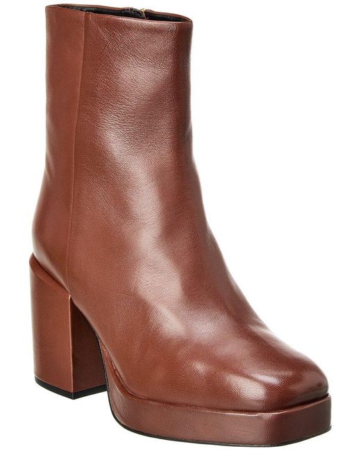 Seychelles Brown Sweet Lady Leather Platform Boot