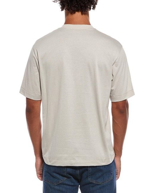 Theory Gray Relaxed T-Shirt for men