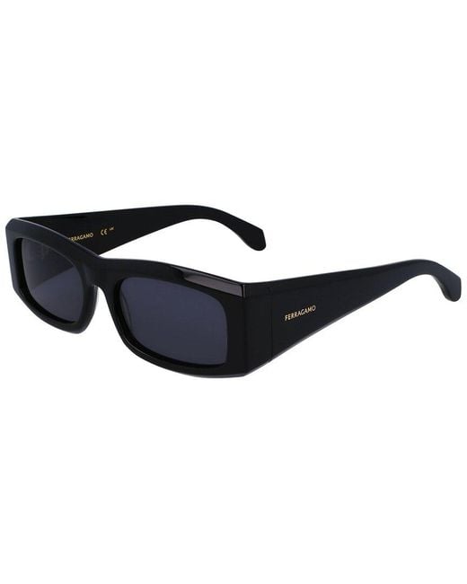 Ferragamo Black Logo 57Mm Sunglasses for men