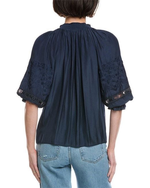 Ramy Brook Blue Maddy Top