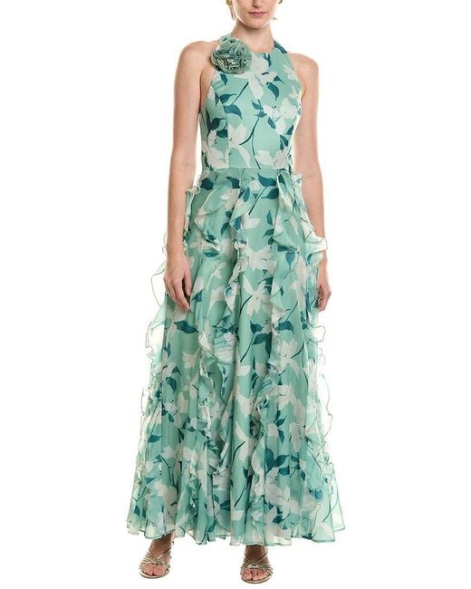 Hutch Green Loulou Maxi Dress