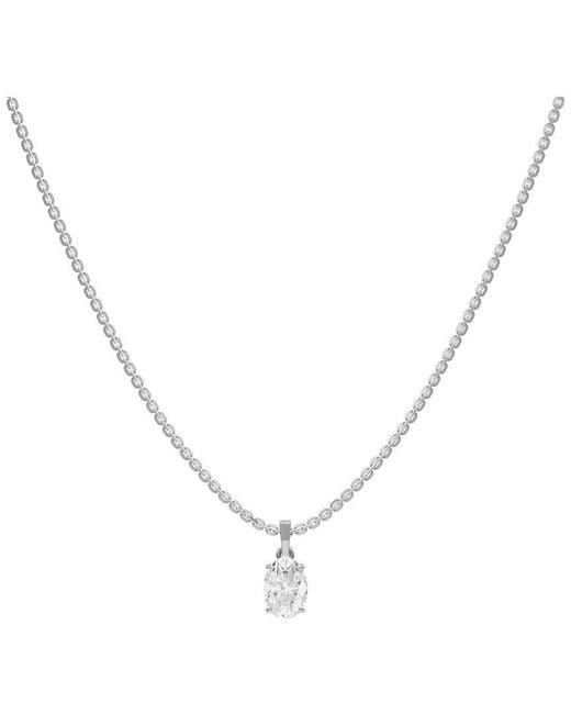 Lab Grown Diamonds Metallic 14K 1.00 Ct. Tw. Lab-Grown Diamond Necklace