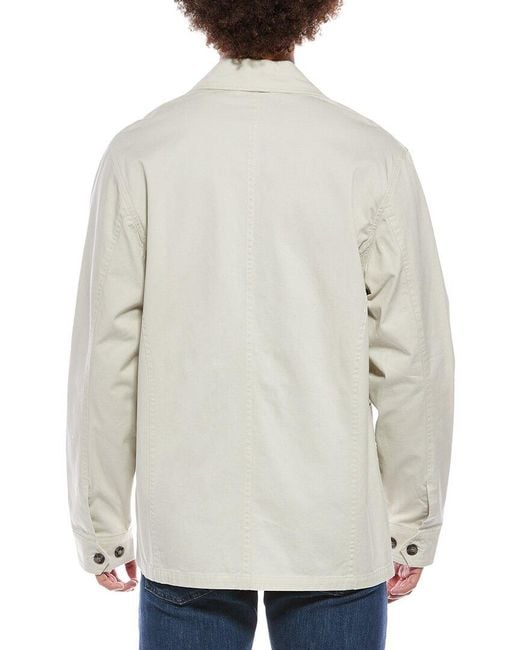 Officine Generale Blue Officine Generale Sycamore Twill Jacket for men