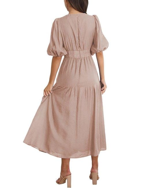 ENJOY PETRA Pink Maxi Dress