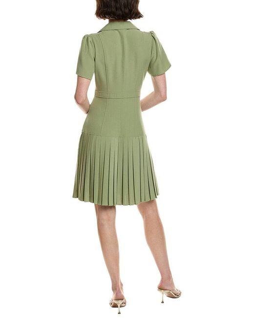 Nanette Lepore Green Mini Shirtdress