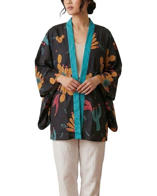 Saachi Blue Sahara Short Kimono