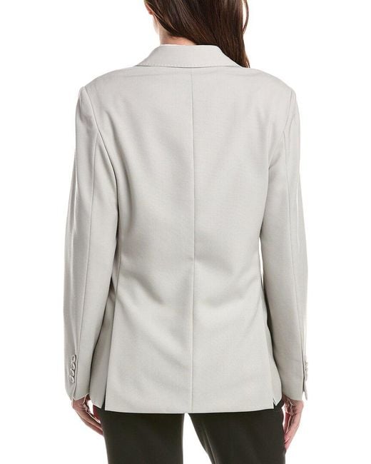 Officine Generale Gray Officine Generale Charlene Wool Jacket