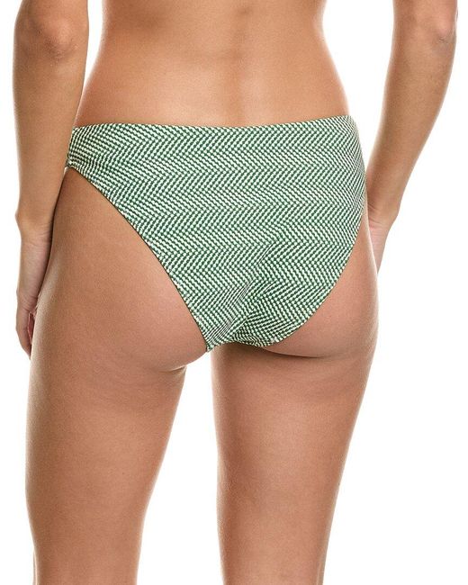Reiss Green Kai Fix Side Bikini Bottom