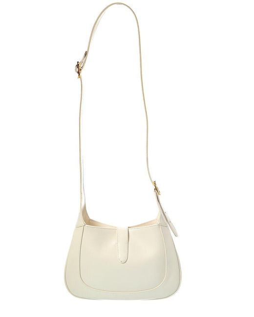 Gucci Natural Jackie 1961 Small Leather Hobo Bag