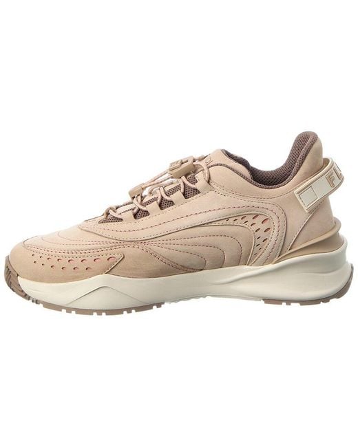 Fendi Natural Flow Leather Sneaker