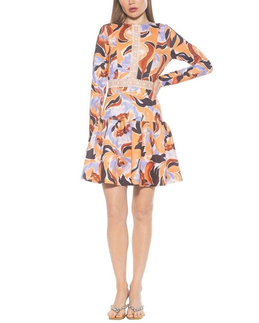 Alexia Admor Yellow Alexa Fit And Flare Dress