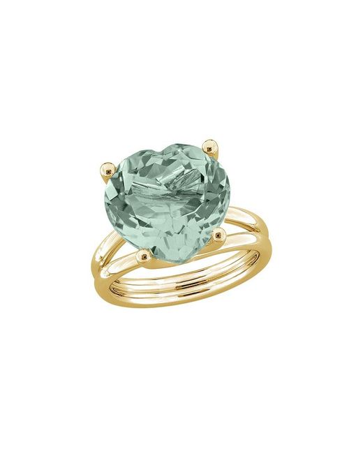 Rina Limor Blue Plated 10.00 Ct. Tw. Quartz Ring