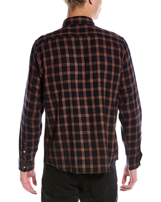 Slate & Stone Black Flannel Button-down Shirt for men