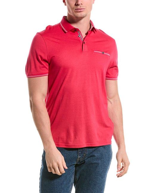 Ted Baker Red Tortila Polo Shirt for men
