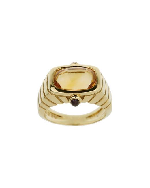 Van Cleef & Arpels Metallic 18K 5.30 Ct. Tw. Gemstone Ring (Authentic Pre-Owned)