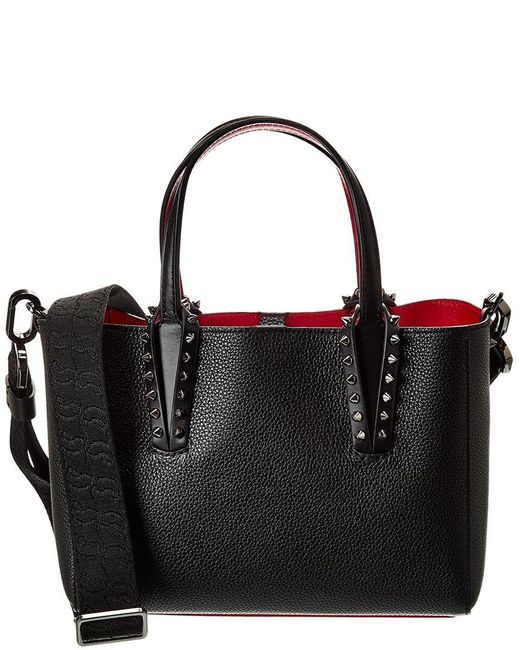 Christian Louboutin Black Cabata Leather Tote