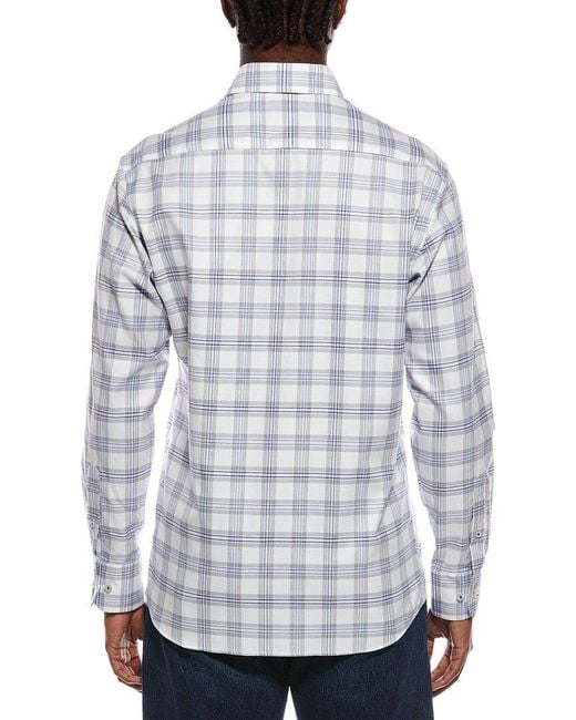 Eterna Gray Twill Shirt for men