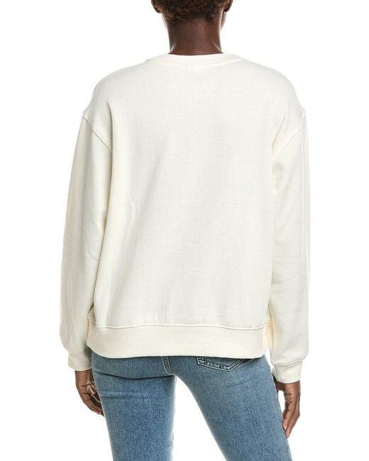 Z Supply White Boyfriend Sweatshirt
