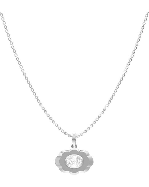 Lab Grown Diamonds Metallic 14K 1.00 Ct. Tw. Lab-Grown Diamond Necklace
