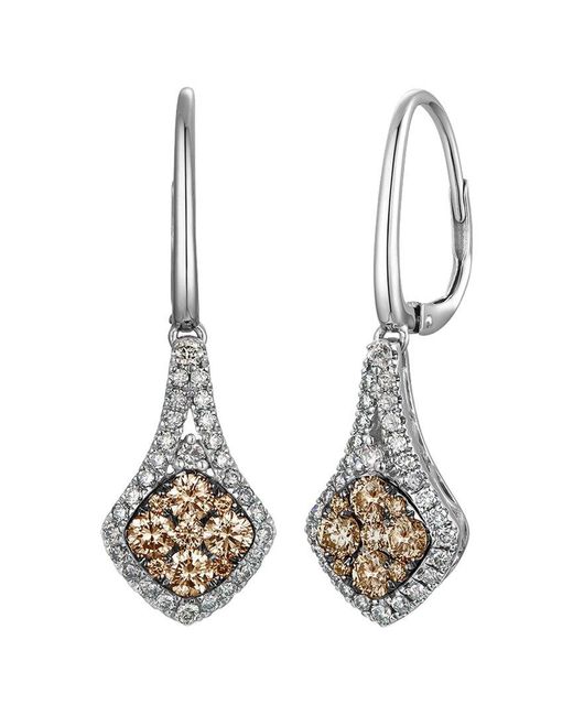 Le Vian Metallic Chocolate 14K 1.42 Ct. Tw. Diamond Dangle Earrings